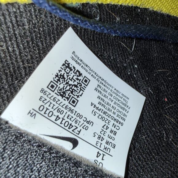Size 14 - Nike Dunk Low Vintage Michigan - OG Box main image 9